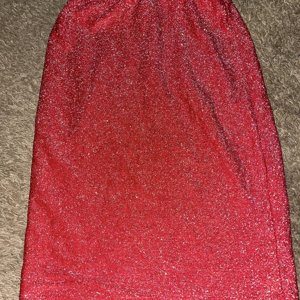 Sparkly skirt.
